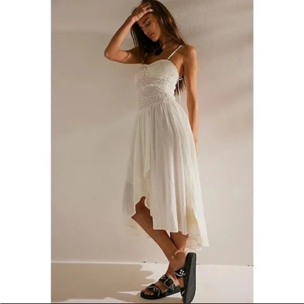 Free people Sparkling Drop-Waist Moment Midi Dress